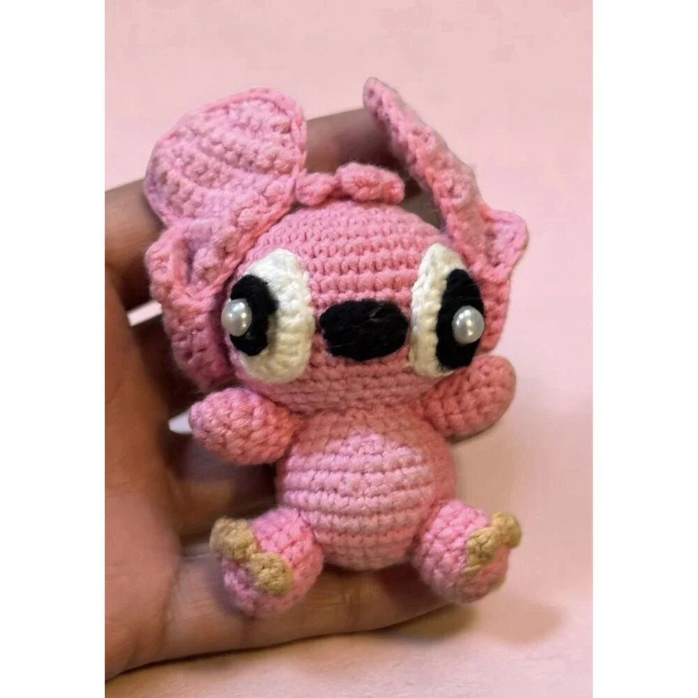 Angel - Lilo and Stitch Inspired Disney Plush Handmade Crochet Ohana 3.5”